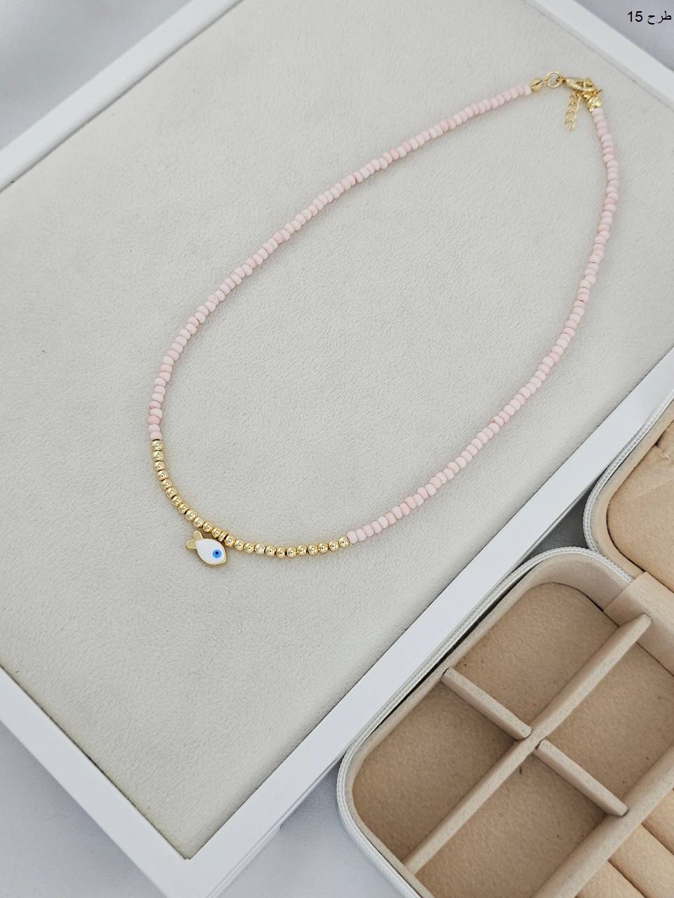 گردنبند فیمو تک رج